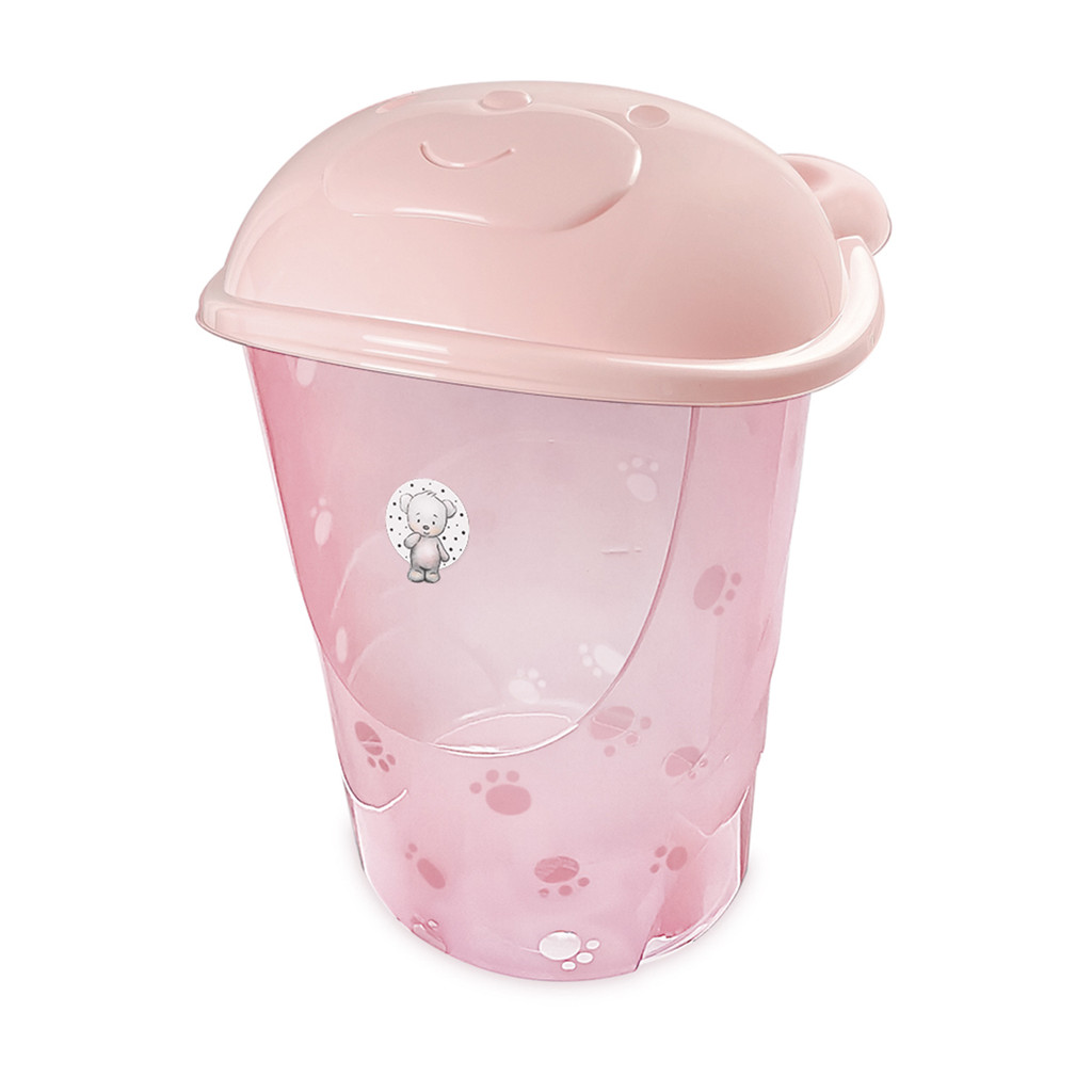 Cesto De Roupas Cajovil Fofura Translúcido 41 Litros em Oferta na Shopee