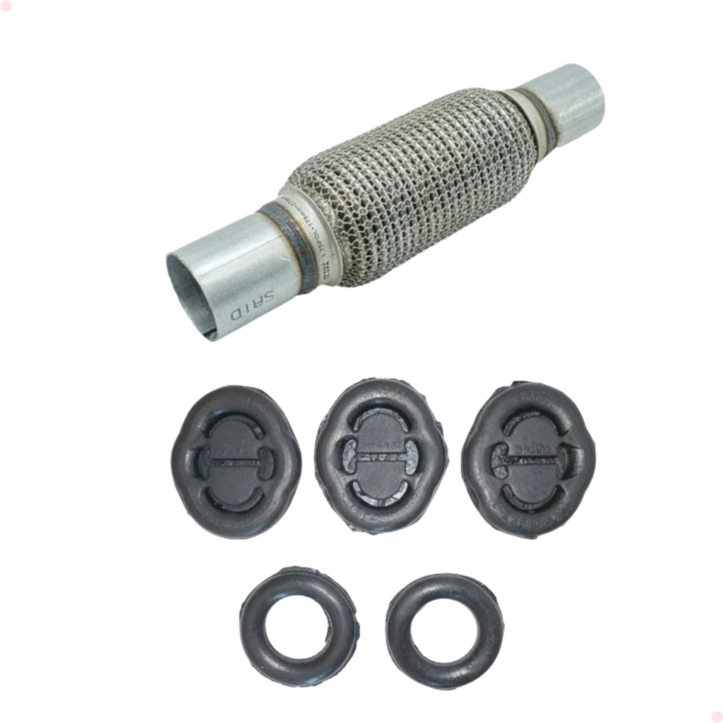Kit Borracha Coxim Escapamento Flexível Gol Bola / Gol G2