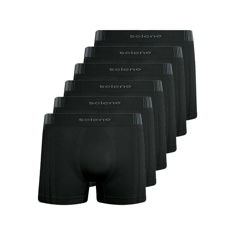 Kit com 6 Cuecas Boxer Selene 11070-002//440 - Men Clothes