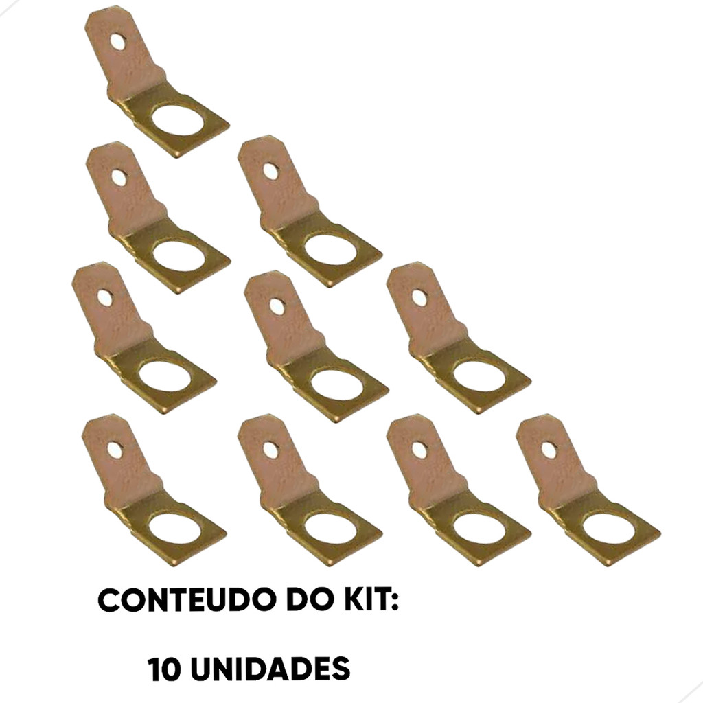 Kit Terminal Bobina Ignição - 10 Unidades (kt10ete7011) 71619