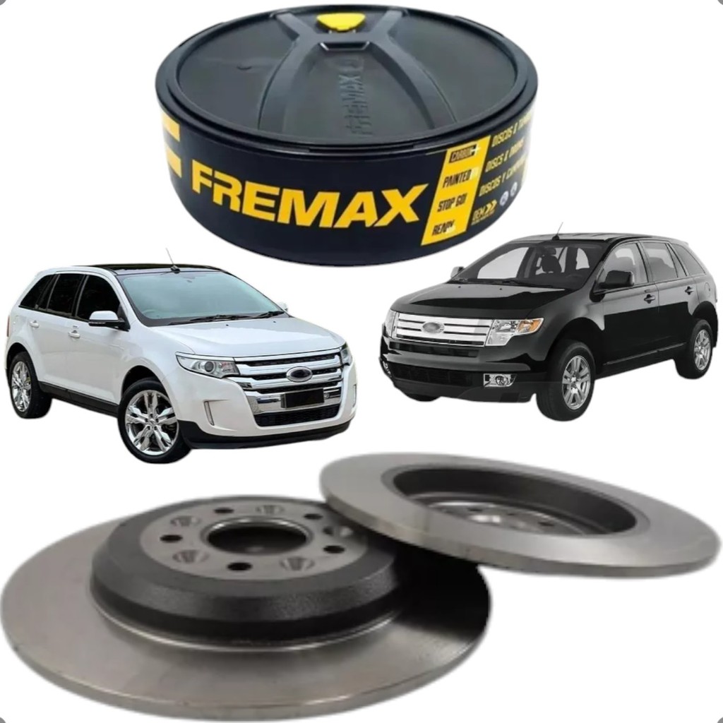 Par Disco De Freio Traseiro Solido Fremax Edge 3.5 V6 2011 a 2015