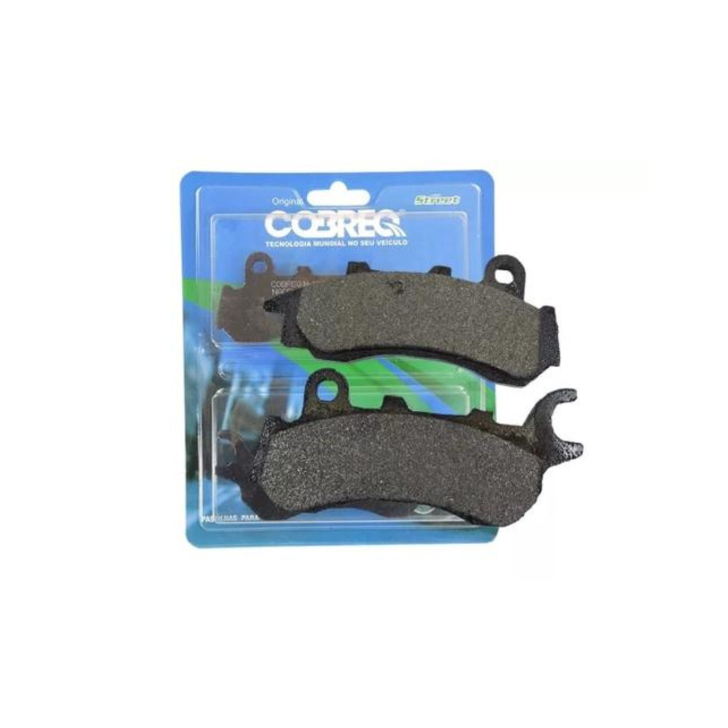 Pastilha de freio dianteira Honda CG160 Gargo Fan Titan com cbs 2018 em diante - Cobreq