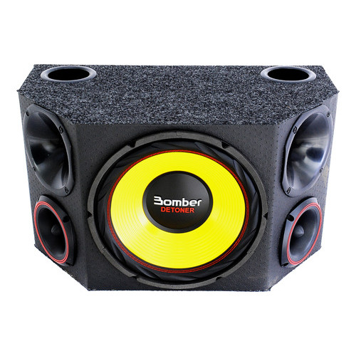 Caixa Som Automotivo Sub Bomber Detoner 12 Pol Amarelo
