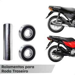 Kit Espaçador com Rolamentos Traseiro para Pop 100/110