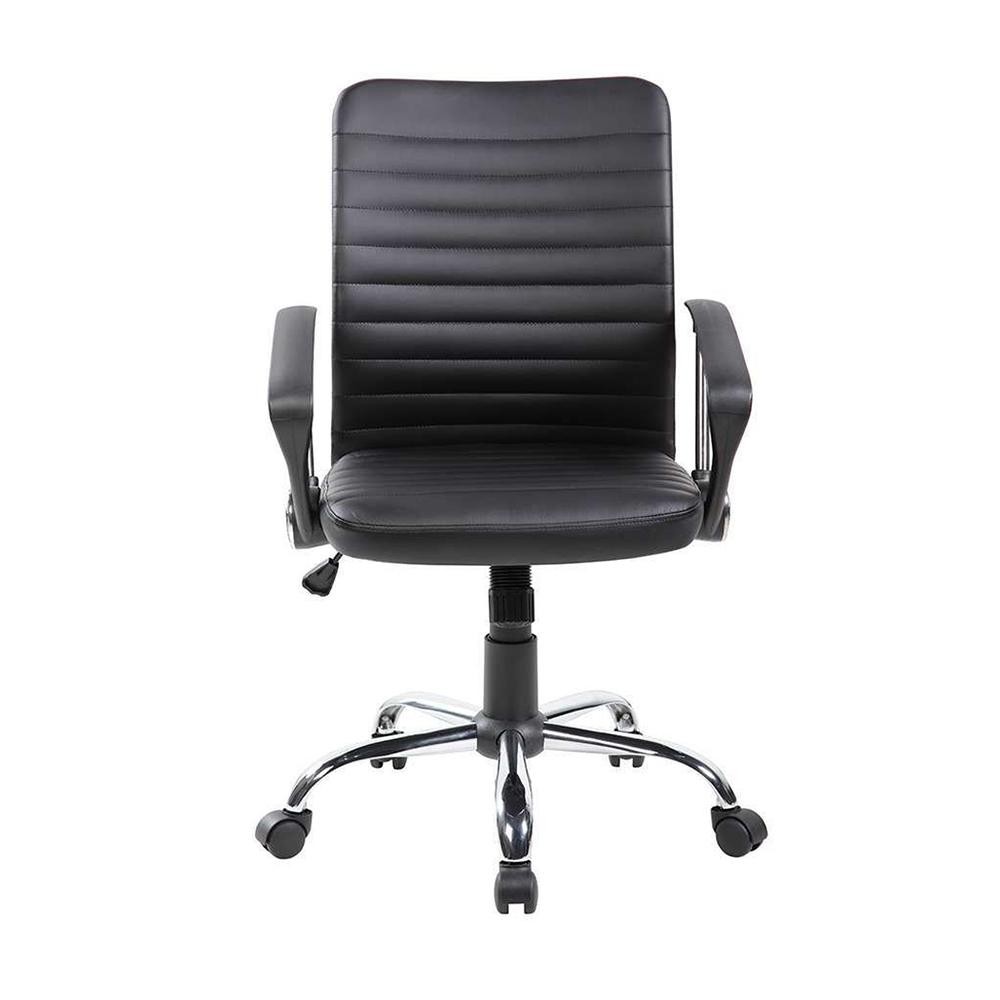 Cadeira Presidente Escritório Giratória Fox Office Preto - UT-C161W em Oferta na Shopee