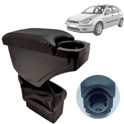 Encosto Descanso Braço Apoio Porta Copos Focus Hatch Sedan 2001 2002 2003 Até 2008