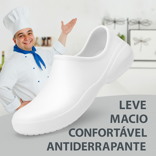 Sapato para Cozinheiro Cozinheira Sapato Feminino Hospitalar Unissex Limpeza Cozinha em Oferta na Shopee