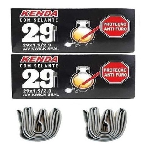 2 Câmaras De Ar Para Bike Aro 29 Kenda Vacinada Bico Grosso em Oferta na Shopee