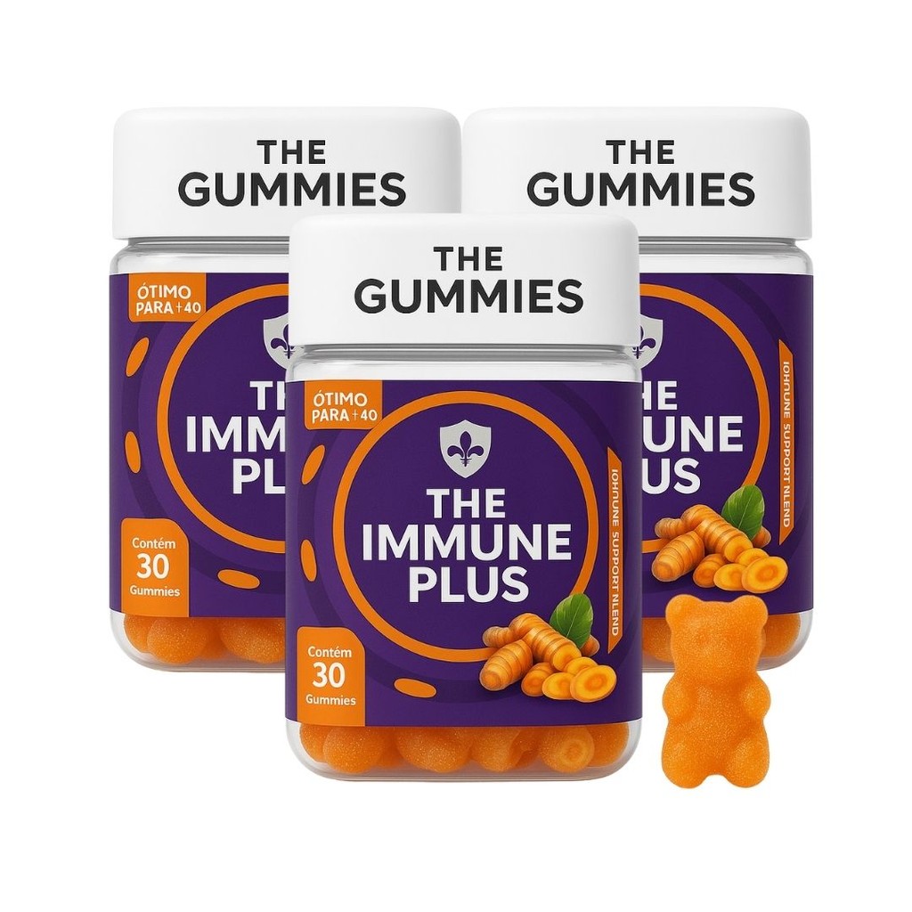 Suplemento Imunológico Gummy +40 com Zinco Vitamina C 90 Un