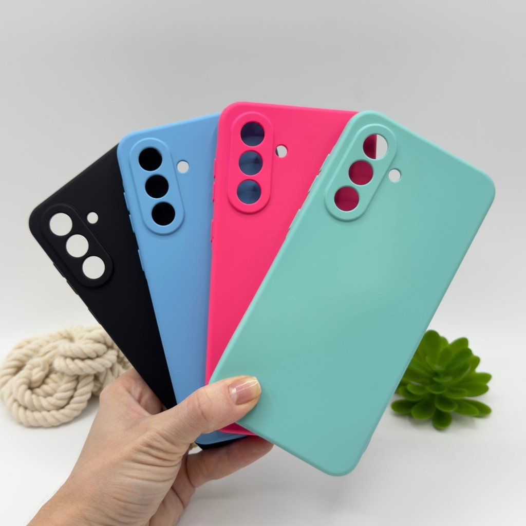 Capa Para Samsung Galaxy A56 Silicone Aveludada Capinha Celular em Oferta na Shopee