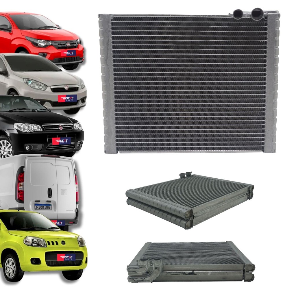 Evaporador Fiat Uno, Palio, Mobi, Siena e Fiorino - Sistema Denso