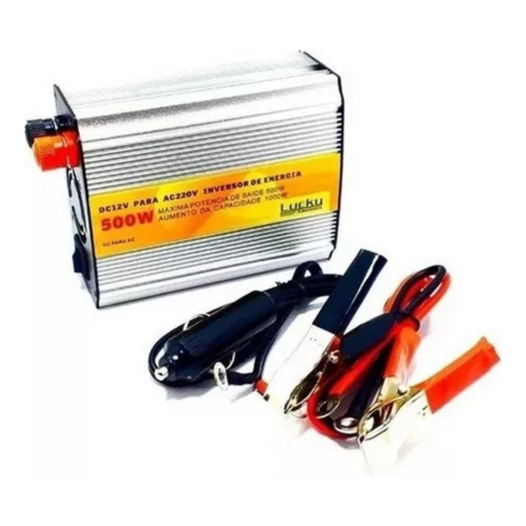 Inversor 500w Conversor 12v Para 110v Novo