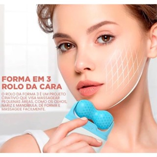 ANA1108 Rolo Duplo Compressa Massageadora Gelada Para Cuidados Com A Pele Alívio Da Dor Queimadura Solar em Oferta na Shopee