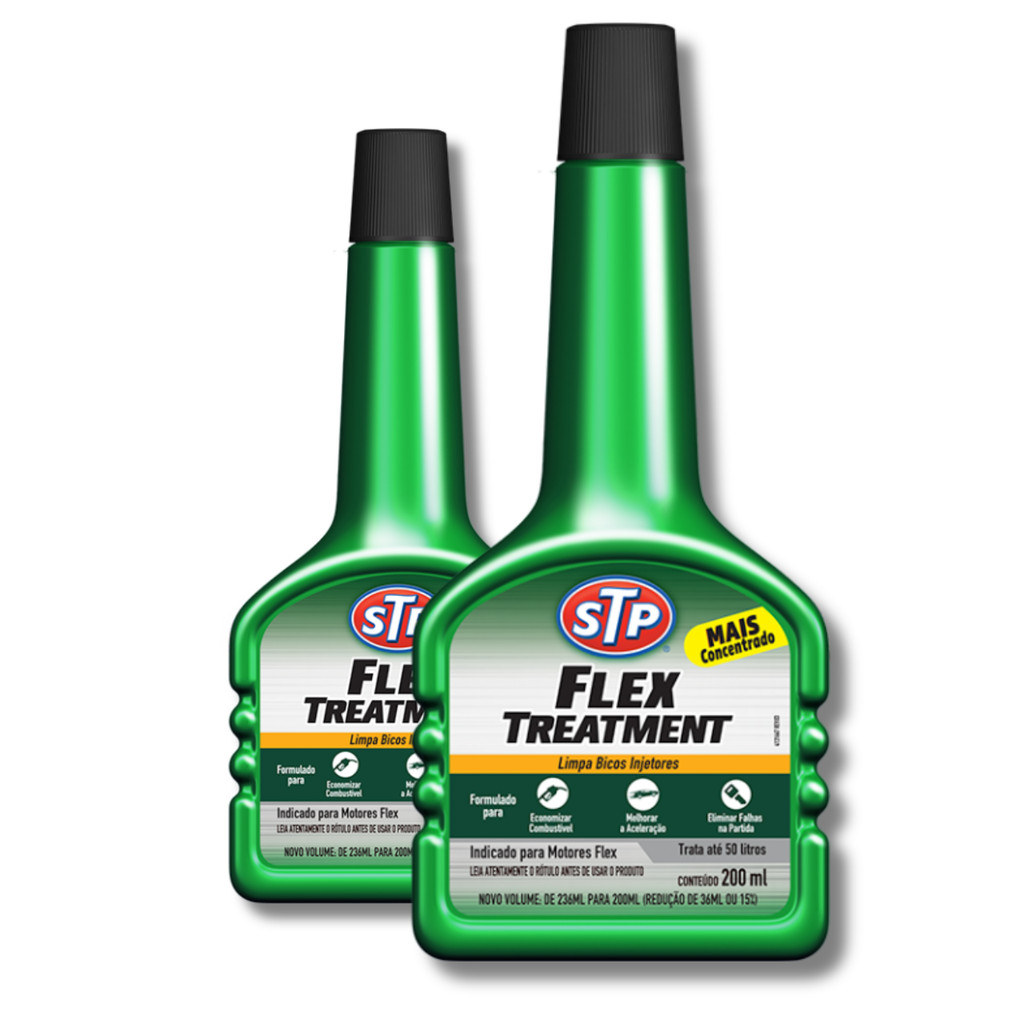 Aditivo Combustível Álcool e Gasolina Flex STP Treatment Limpa Bicos Injetores - 2 Unidades