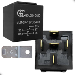 Rele Auxiliar Reversor 5 Pinos 12 Volts 40 Amperes / 12v 40A - 1 Unidade