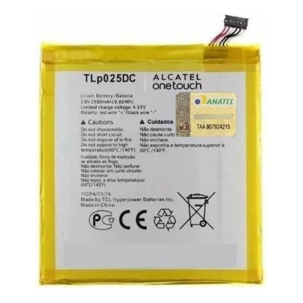 Flex Carga Bate-ria Alcatel Pixi 4 (0.6) 8050e -tlp025c