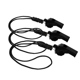 Apito Plástico Esportivo Sports Religion Com Cordão - 3 Unidades
