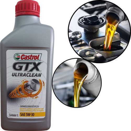 6  Litros Óleo De Motor Semi-sintético Sae 5w30 Gtx Ultraclean