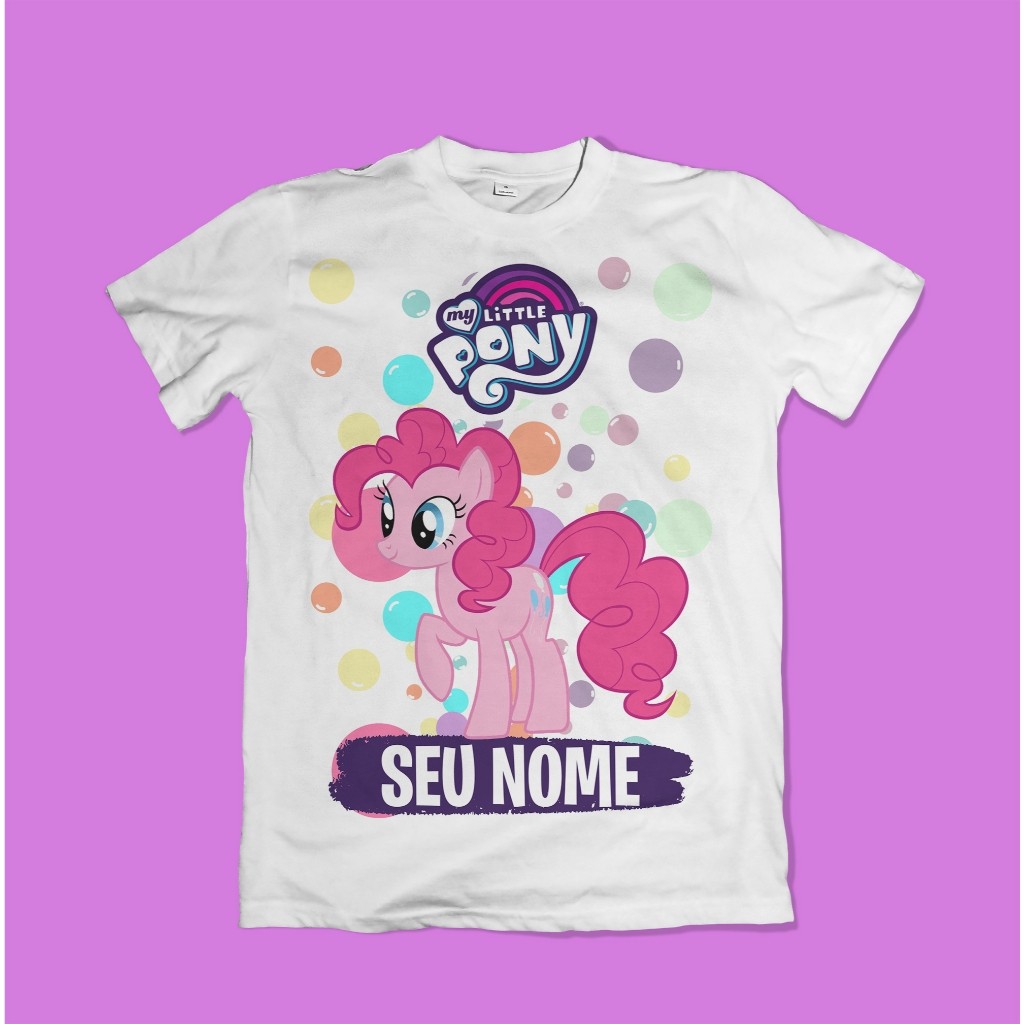 Camiseta Camiseta infantil Unissex My Little Pony - 20 Modelos Envio Rapido — imagem 2 de 2