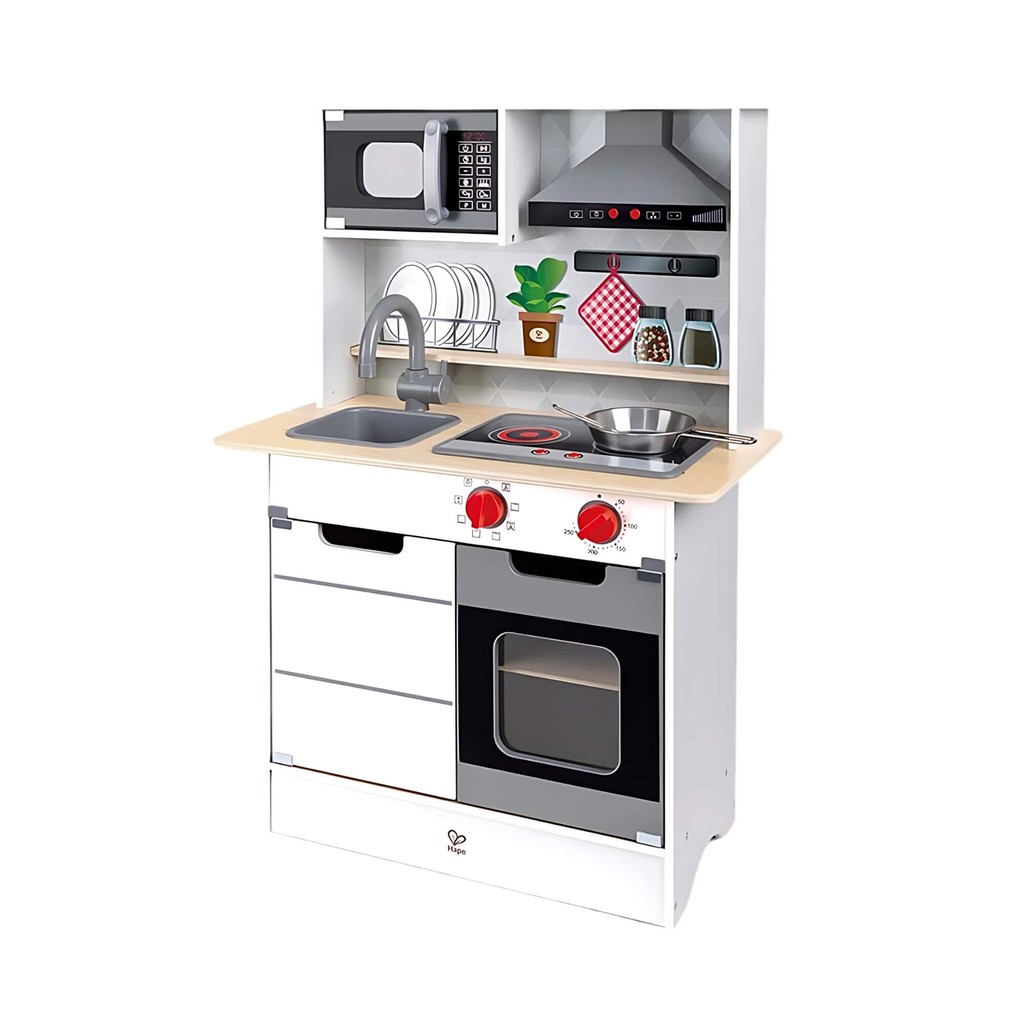 Cozinha Infantil Premium em Madeira 62 Peças Xalingo - 67589 em Oferta na Shopee