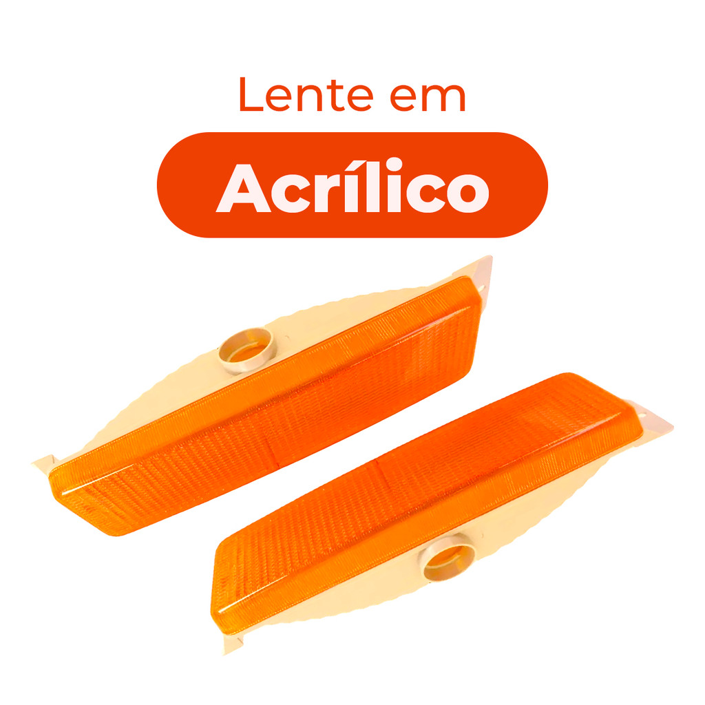 Detalhes do Par Lanterna Dianteira Ford Cargo 1317 Pisca Seta Luz de Posição Ambar Caminhão 1987 A 2016