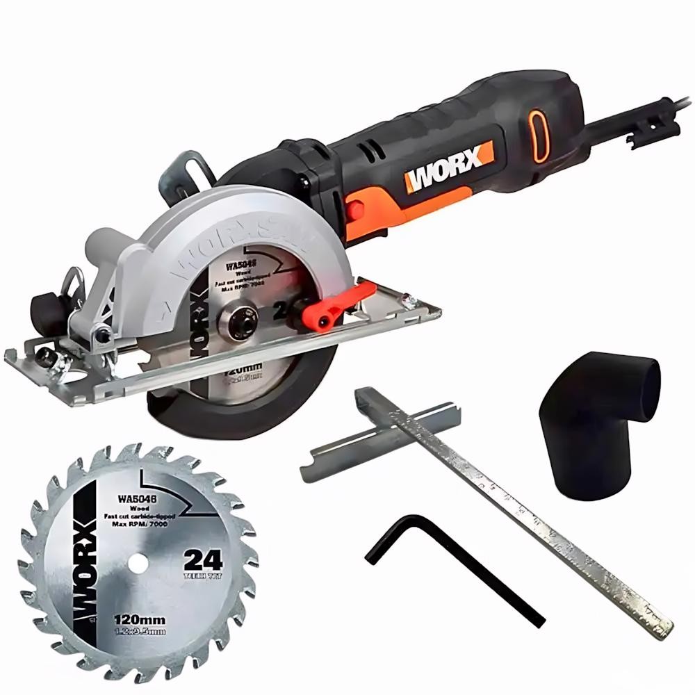 Serra Circular 4.3/8 POL 500W Corte 43 MM WX439 WORX em Oferta na Shopee