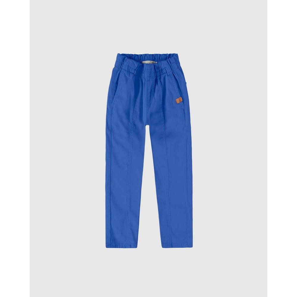 Calça Infantil Menina Slouchy Cintura Média Em Sarja Malwee Kids em Oferta na Shopee