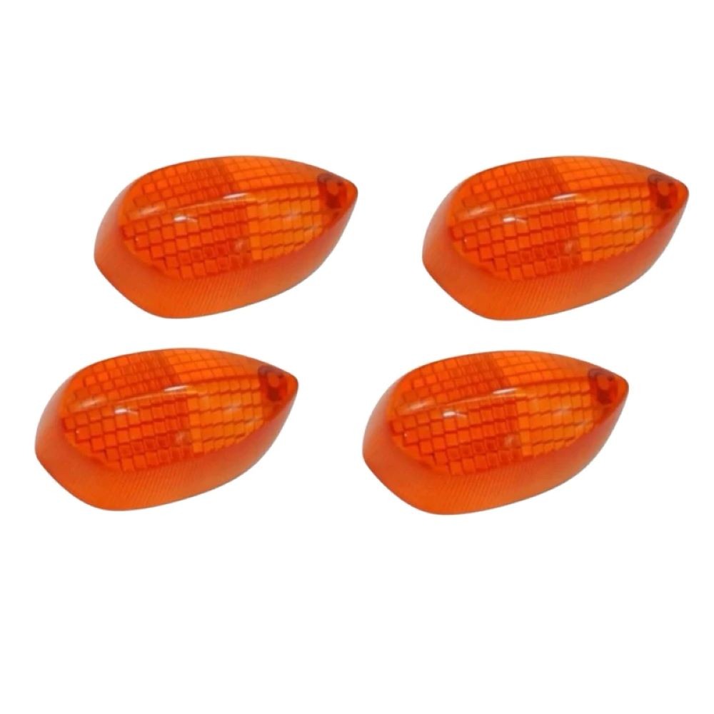 Lente Pisca Seta Laranja Yamaha Ybr 125 Factor - 2009 a 2018 Modelo Original Com 04 Unidades em Oferta na Shopee