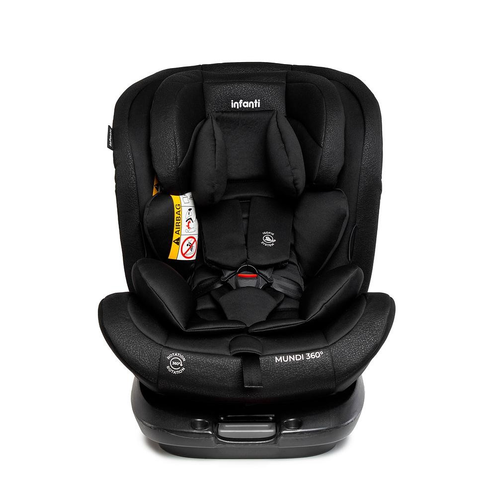 Cadeirinha de carro Mundi 360º - Infanti 0 a 36 kg Preta