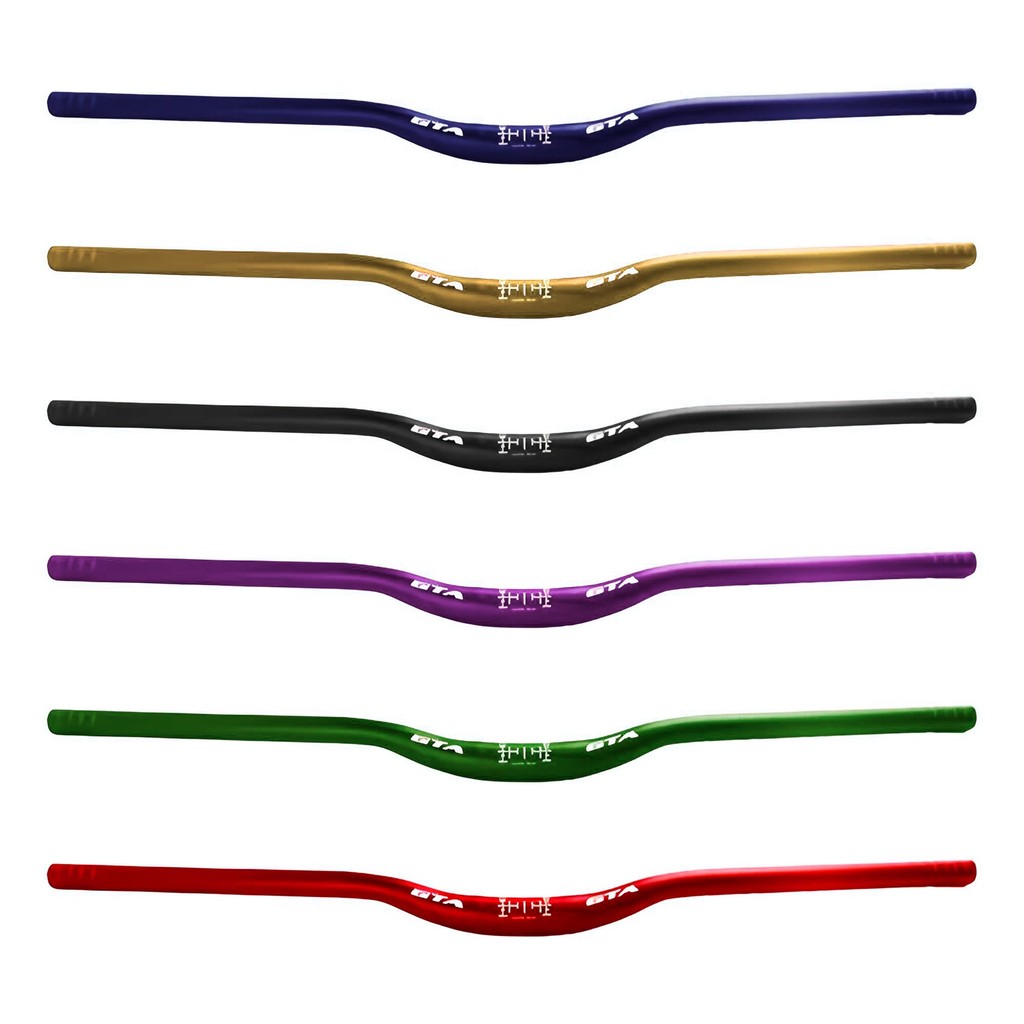 Guidão MTB GTA Alumínio DH 31.8x780x25mm Butted - Cores Variadas