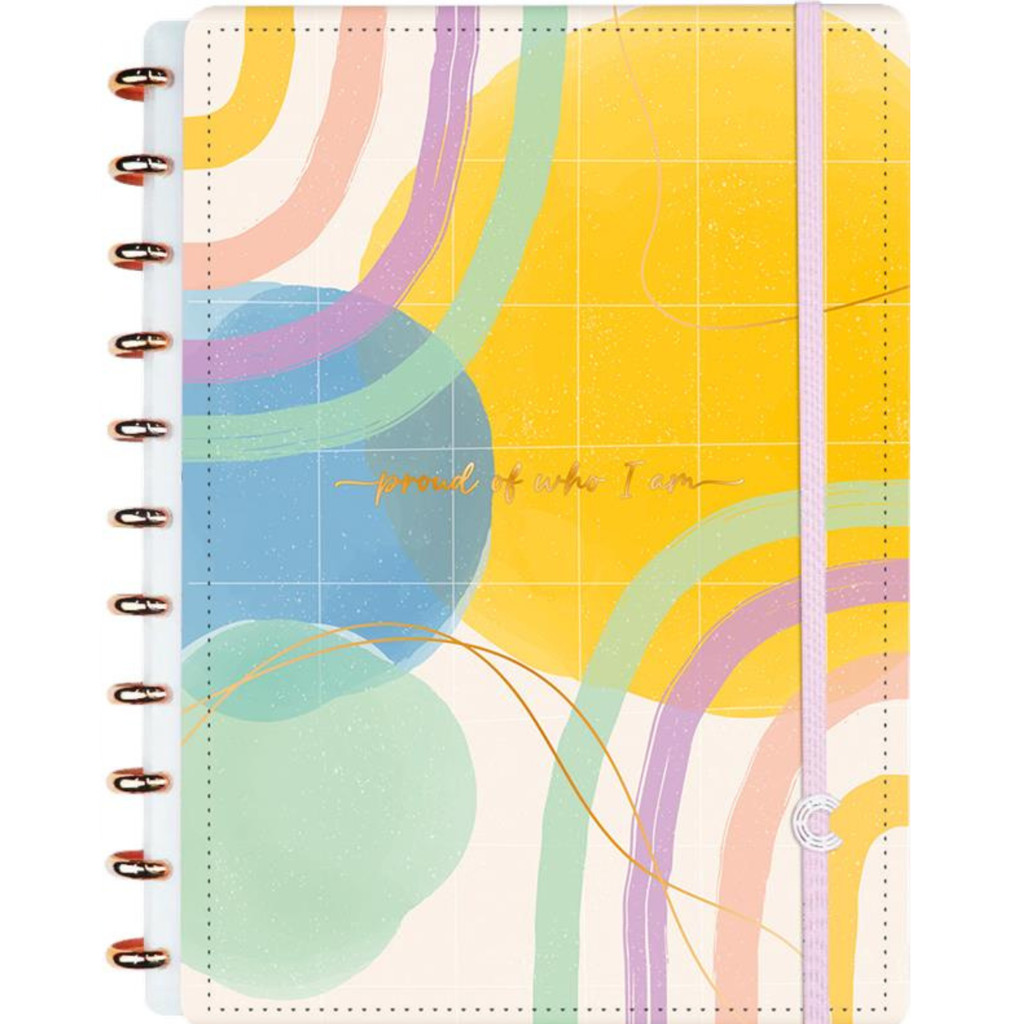 Caderno Inteligente A5 La Creme Tons Pasteis 15x22cm 80 Folhas  - 1 Unidade em Oferta na Shopee