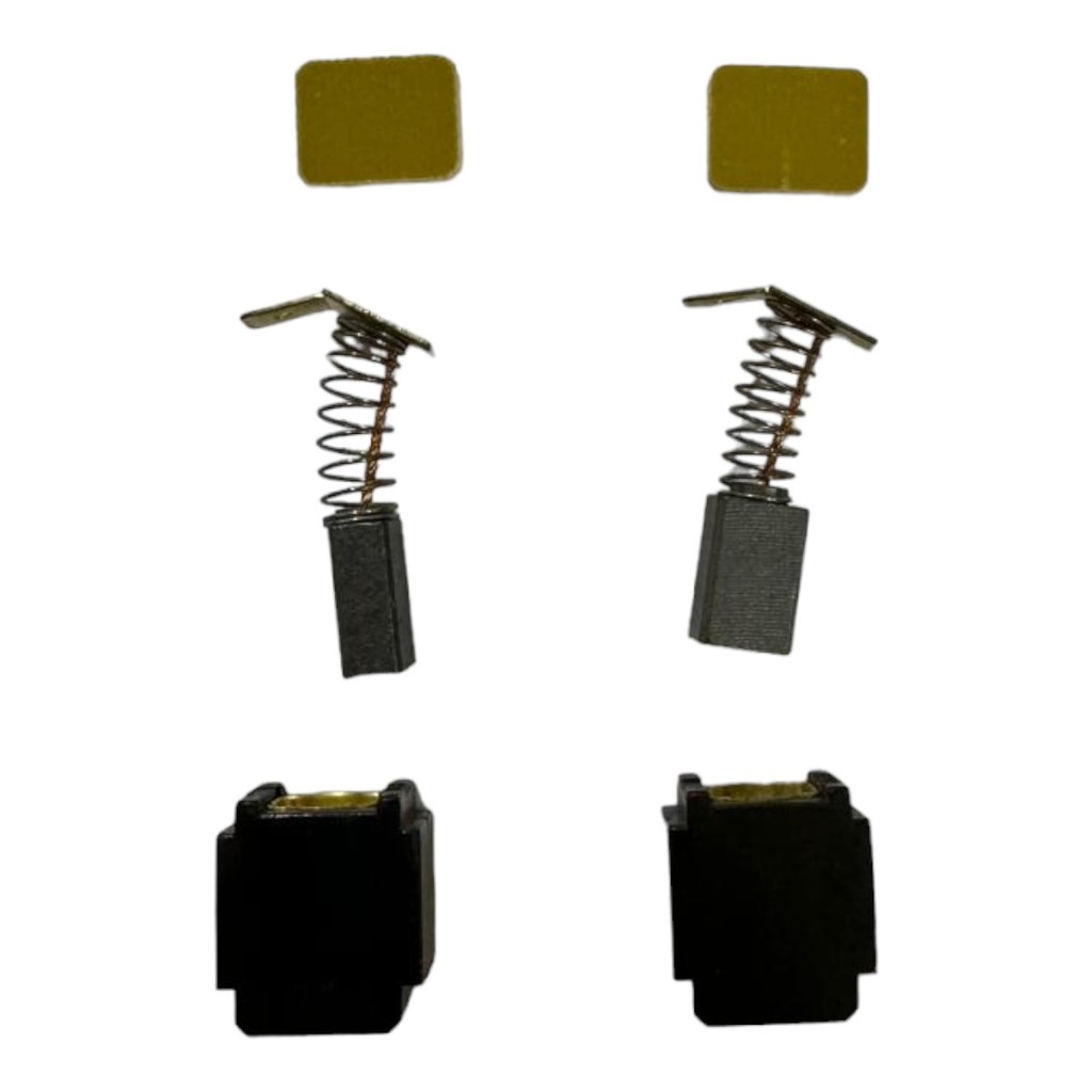 KIT Par de Porta Escovas, Carvão e Tampa p/ RT-JS 85 Serra Tico Tico Einhell