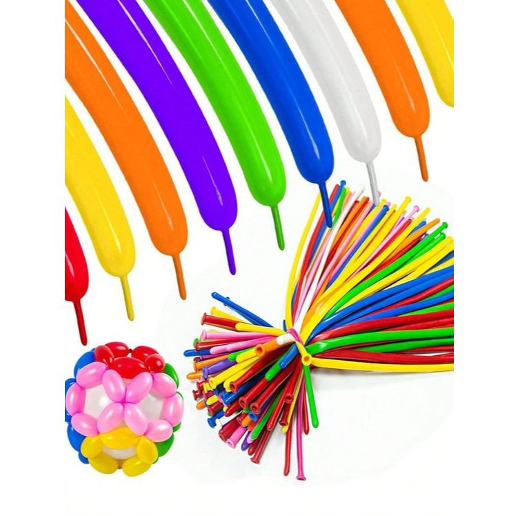 Bexiga Balão Espaguete Canudo Tamanho 260 c/ 25 Unidades Pic Pic
