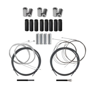Kit Cabos Conduites Terminal Freio e Marcha Completo Bike em Oferta na Shopee