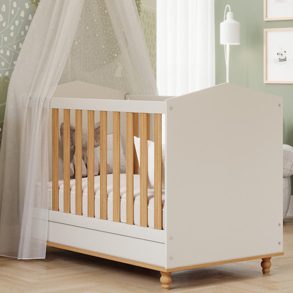 Berço Americano 100% MDF 3 em 1 Mini cama Montessoriana em Oferta na Shopee