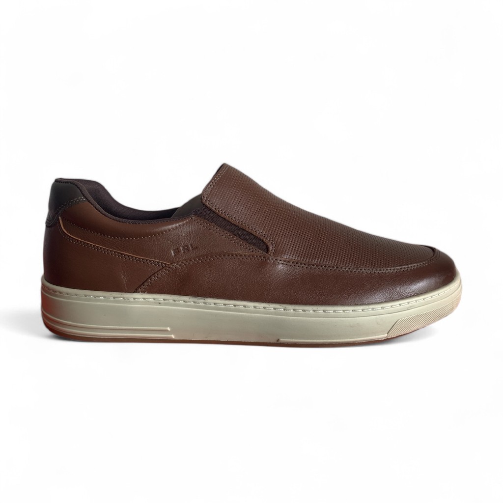 Sapatênis Slip On Whisky/ Chumbo Ferricelli Rvr58500m  (Numeração 45 Ao 47)