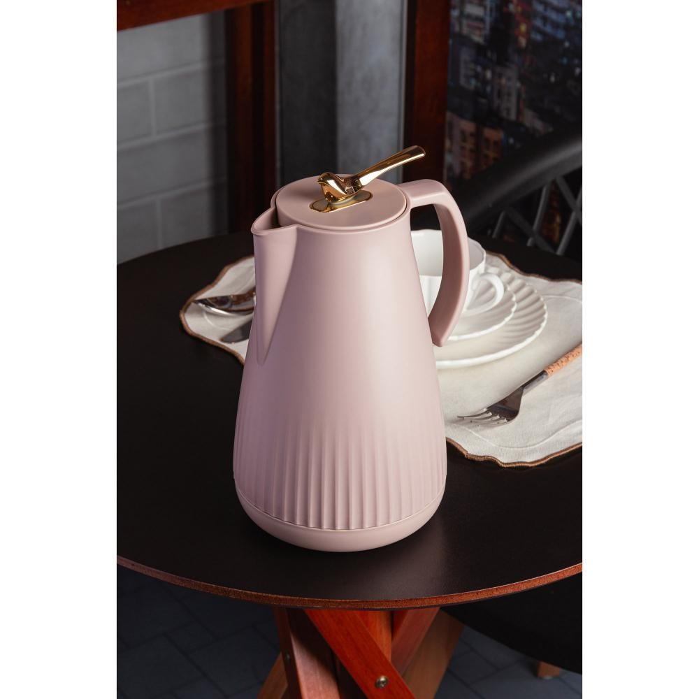 Garrafa Térmica Wolff New Bird de Plástico Nude 1L