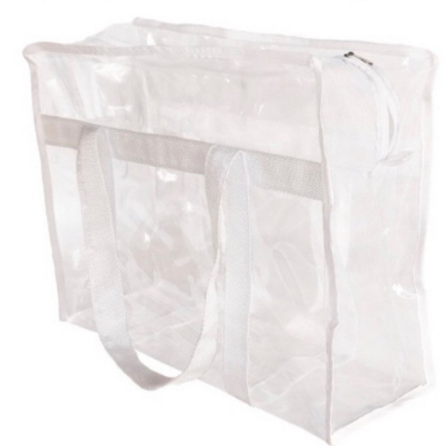Bolsa Saco jumbo transparente Plástico com alca e tela branca CDP ORGANIZAÇÃO DE BRINQUEDOS, EDREDOM em Oferta na Shopee