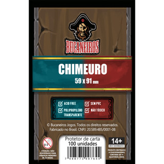 Sleeve Bucaneiros Chimeuro 59 x 91 mm - 100 unidades