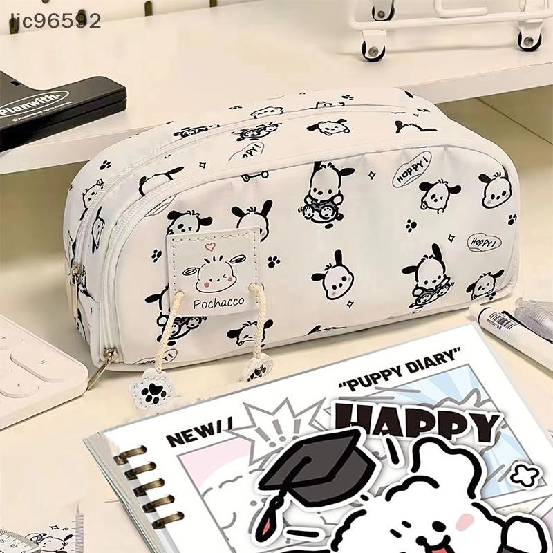 [ljc] Estojo Multifuncional De Desenho Animado De Grande Capacidade , Bonito , Estampado , Caixa De Lápis , Material Esc em Oferta na Shopee