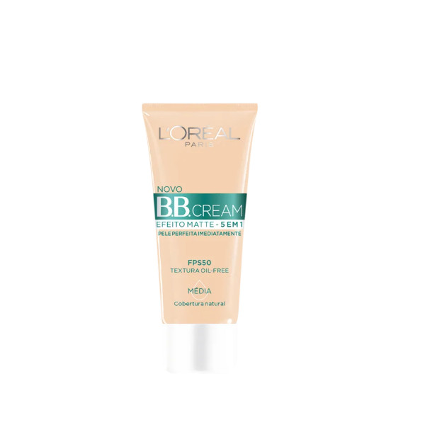 L'Oréal Paris 5 em 1 Efeito Matte FPS 50 Media BB Cream 30g
