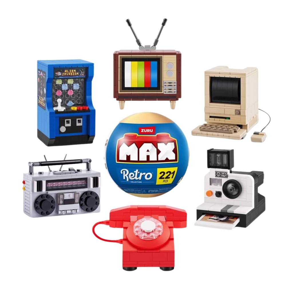 Brinquedo Bloco de Montar Max Premium Retrô Sortido e Unitário Candide - 26003 em Oferta na Shopee