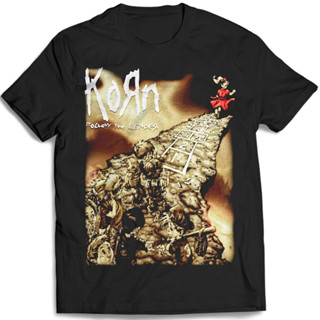 [Camiseta Premium em Algodão Puro]GXG Camiseta Korn Follow the Leader Camisa de Rock Blusa Algodão em Oferta na Shopee