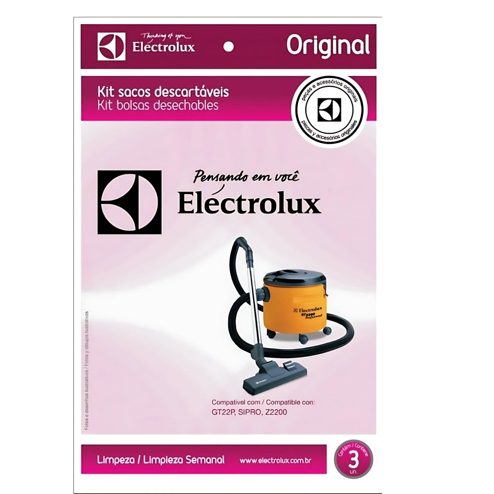 Saco P/ Aspirador Electrolux Ap20 / Job / Gt2200 / Gt22p