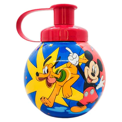 Garrafa Squeeze Bola Mickey e Pluto - Vermelha - 250ml - 1 unidade - Disney Original - Rizzo