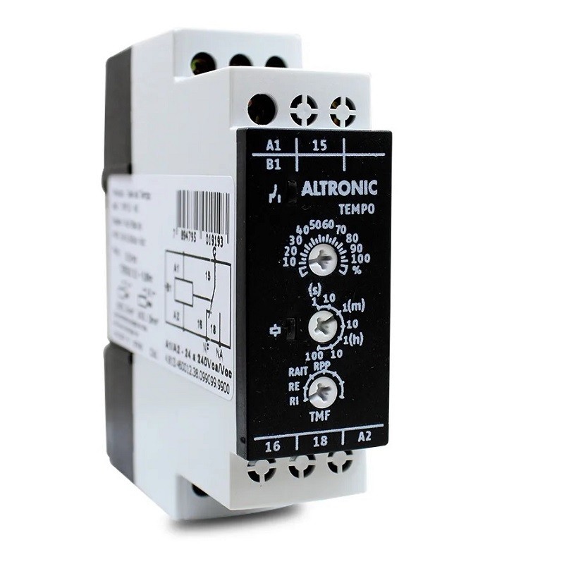 Rele de tempo Multifunção TMF-01 1 SPDT Altronic