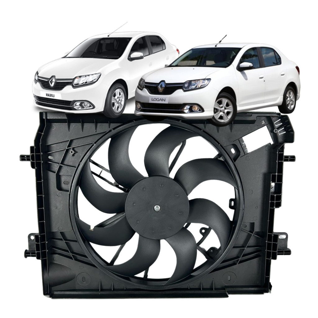 Imagem Eletro Ventoinha Renault Duster Logan Sandero Oroch 2015 2016 2017 2018