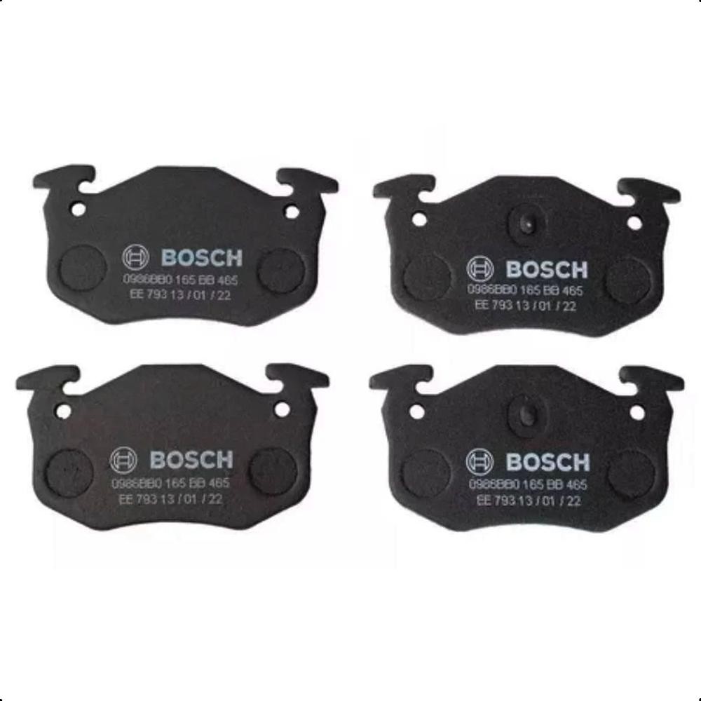 Jogo Pastilha de Freio Bosch 0986BB0165 Peugeot 206/ Clio em Oferta na Shopee