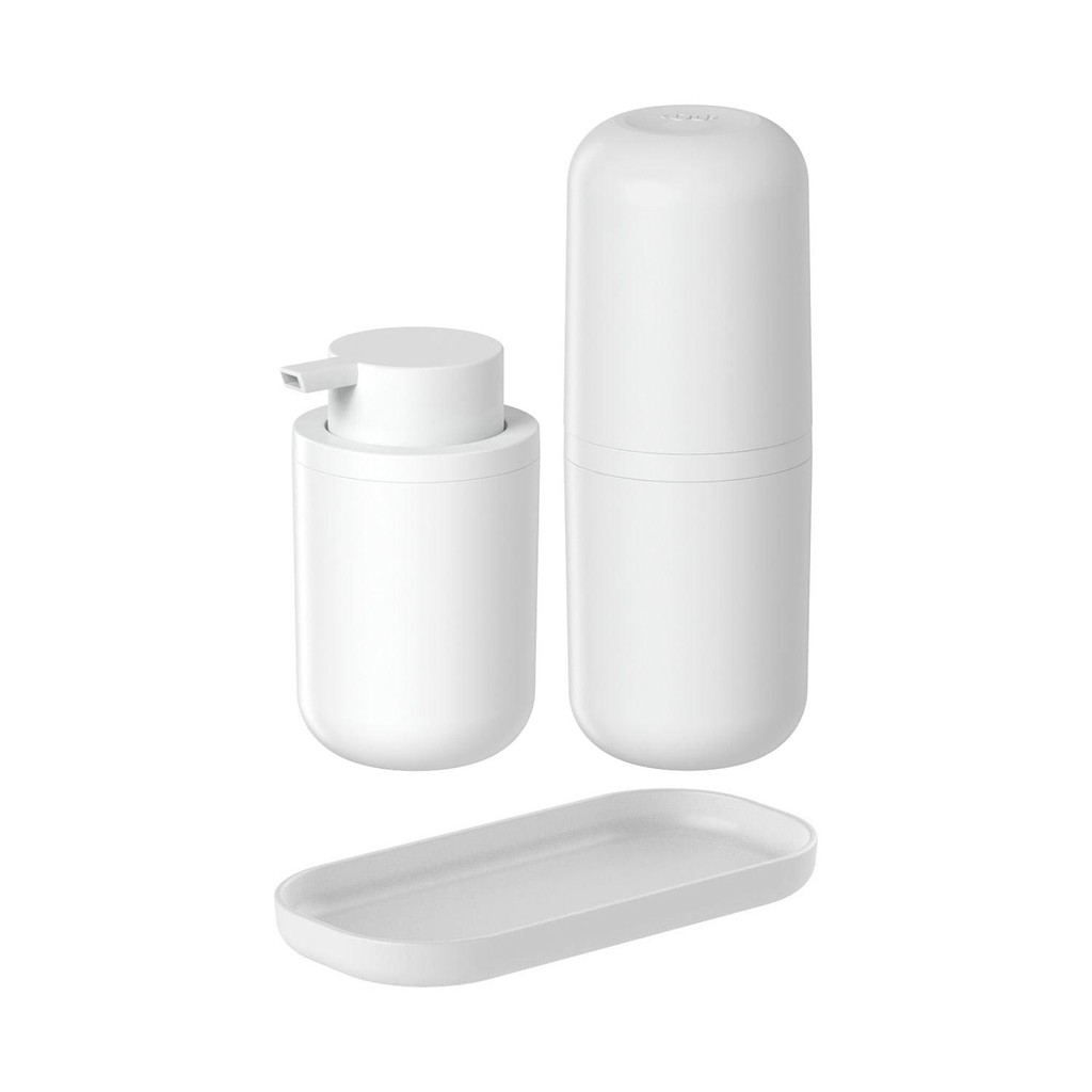 Kit de banheiro Ou 3 peças Linha Bold - Branco - Home & Living