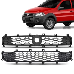 Kit Grades Parachoque Inferior Superior Strada Working 2014 2015 2016 2017 2018 2019 2020